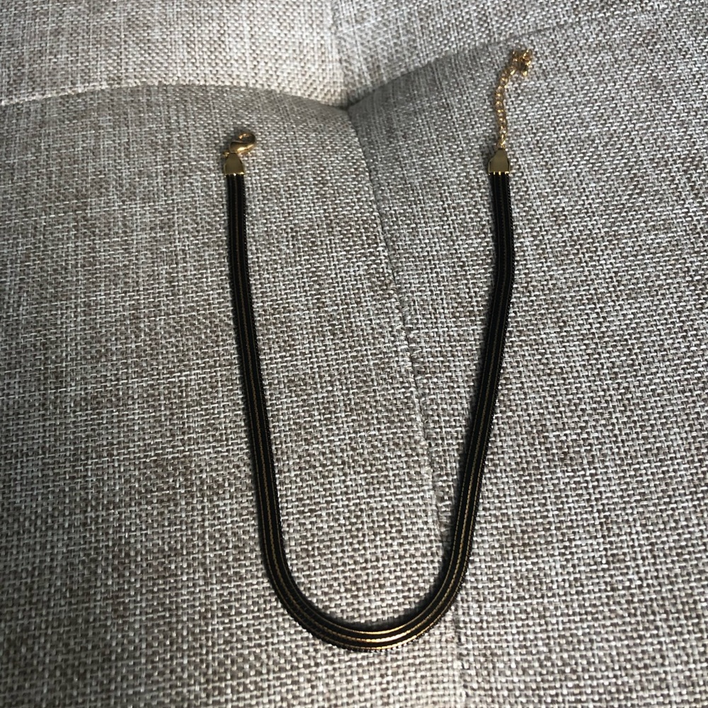 Black and Gold Choker